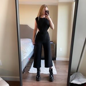 Zara one piece romper (S) - Black (no wrinkles!)